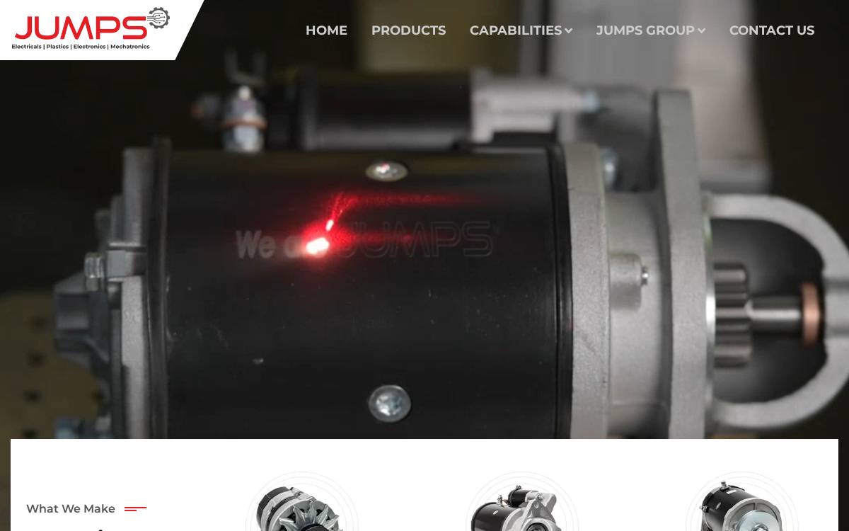 Jumps Auto website preview