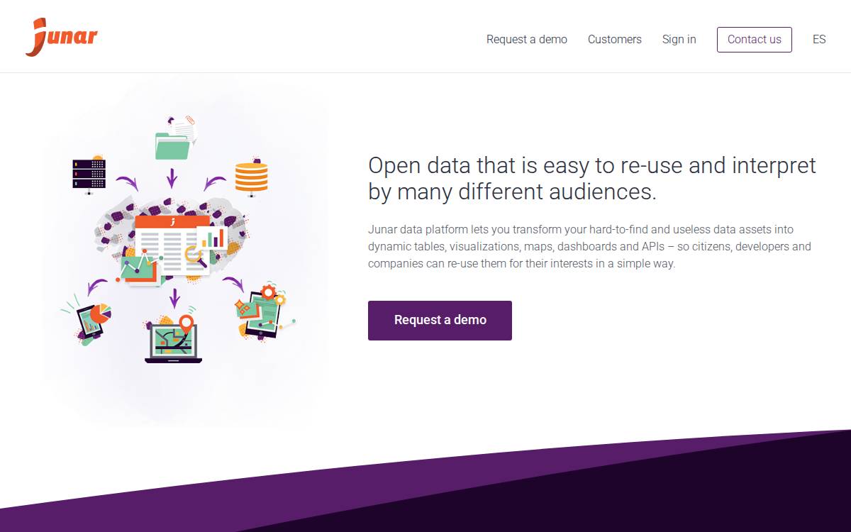 Junar website preview