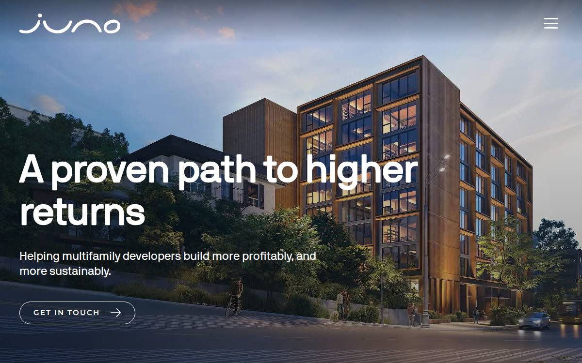 Juno website preview