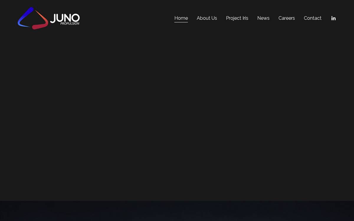 Juno Propulsion website preview