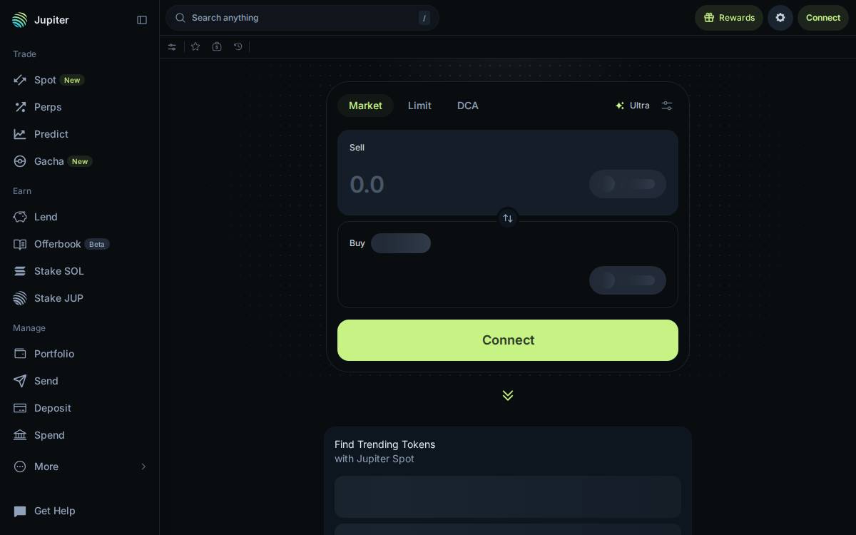 Jup website preview