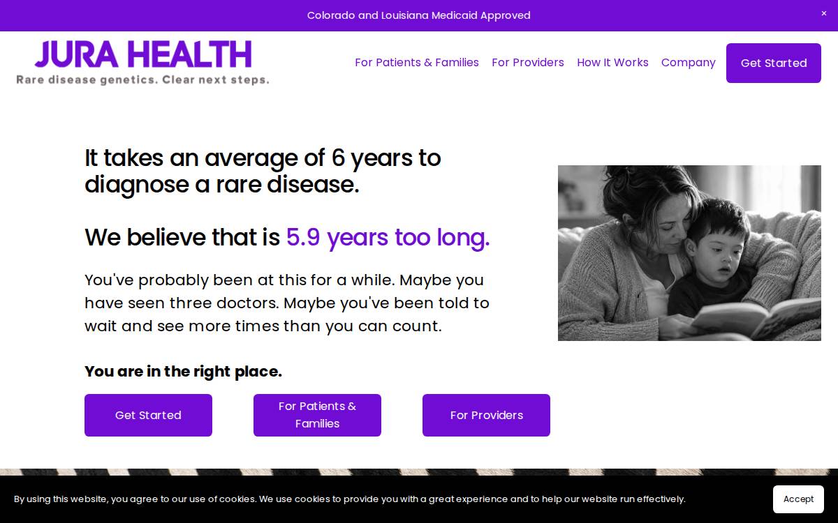Jura Health website preview