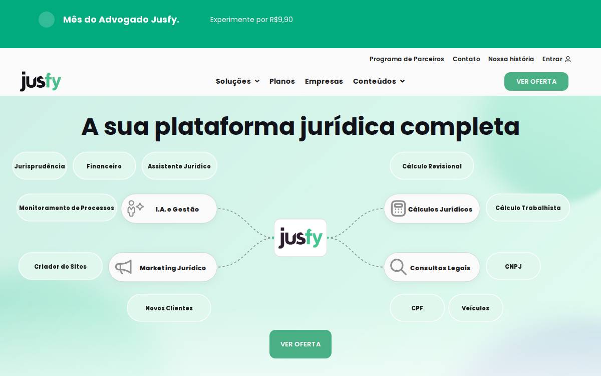 Jusfy website preview