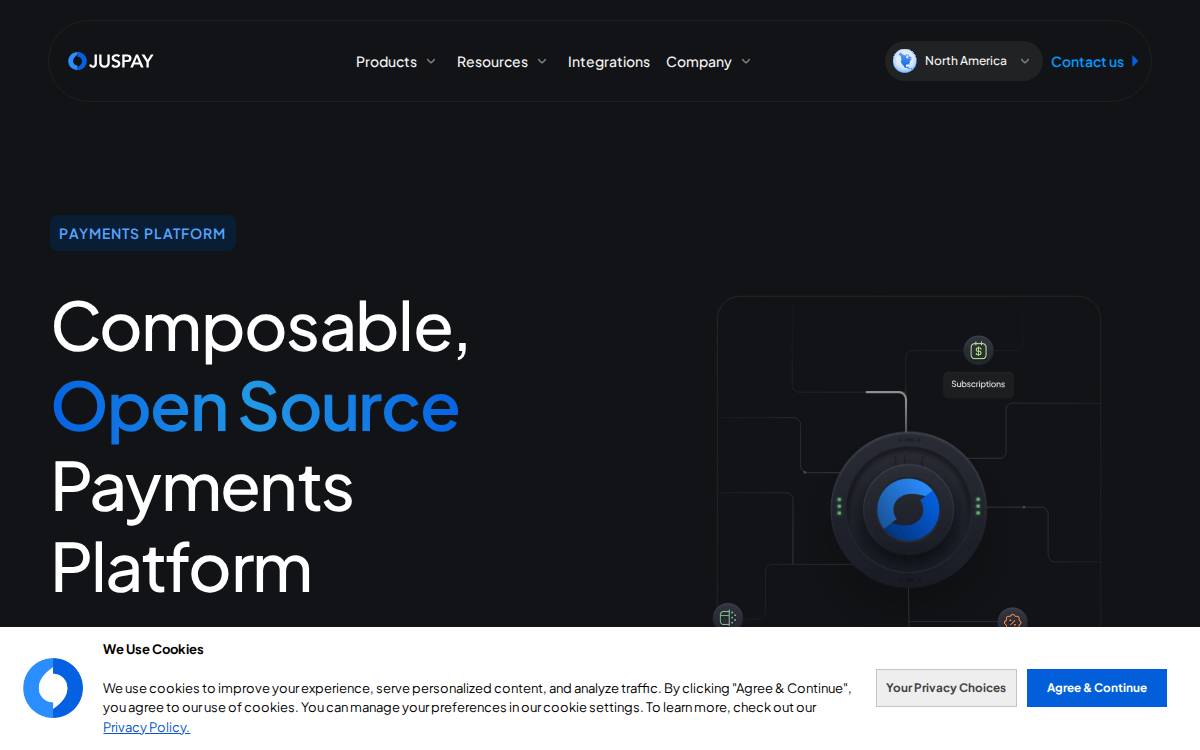 Juspay website preview
