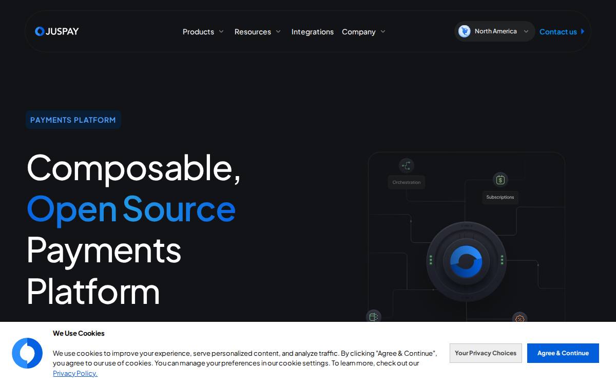 Juspay website preview
