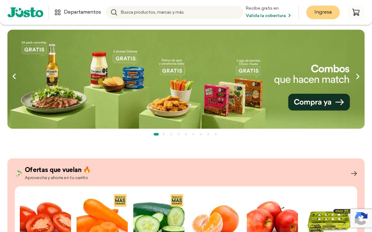 Jüsto website preview