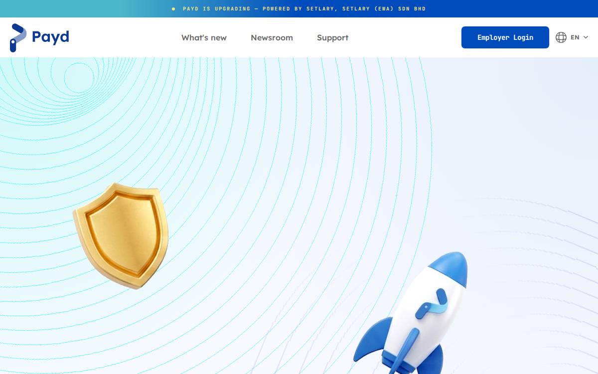 Justpayd website preview