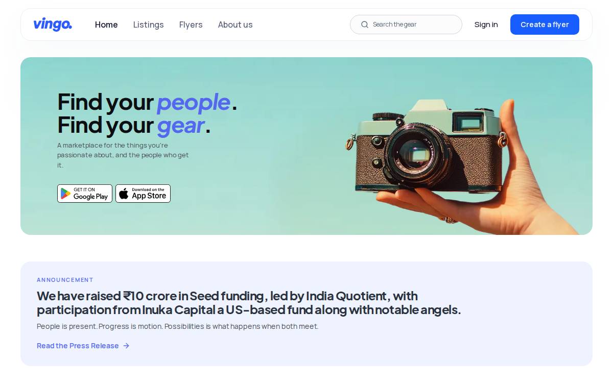Justvingo website preview