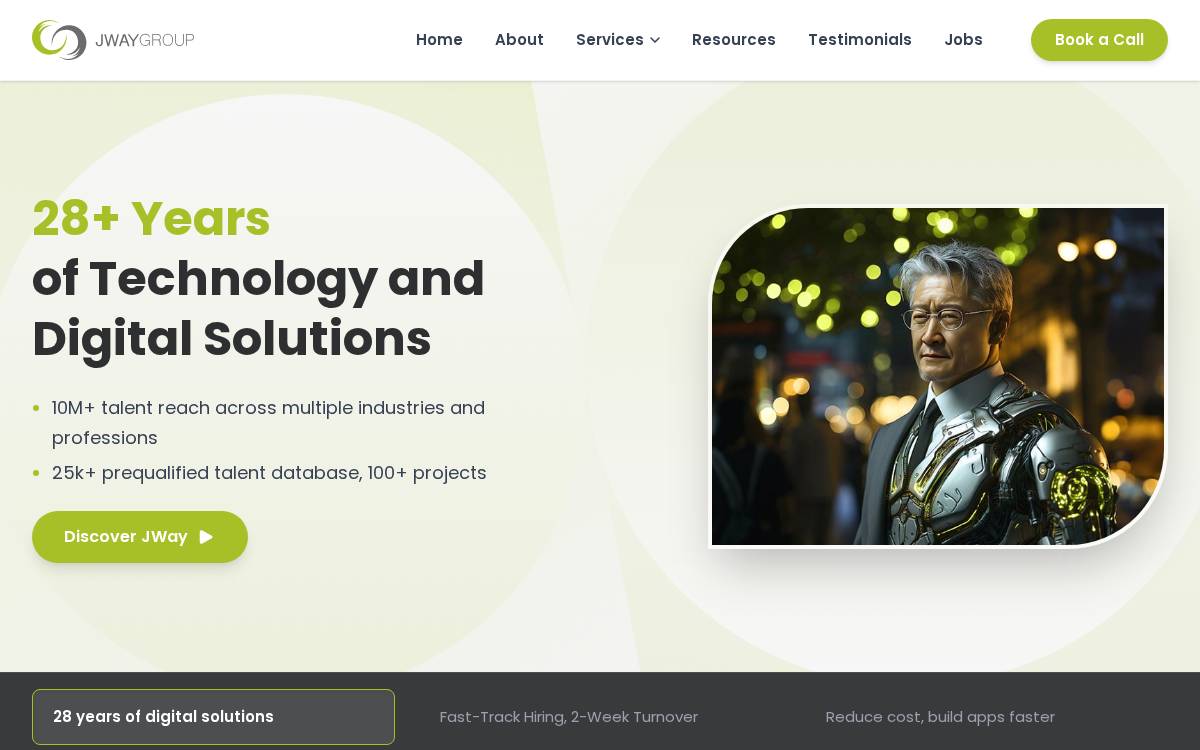 JWay website preview