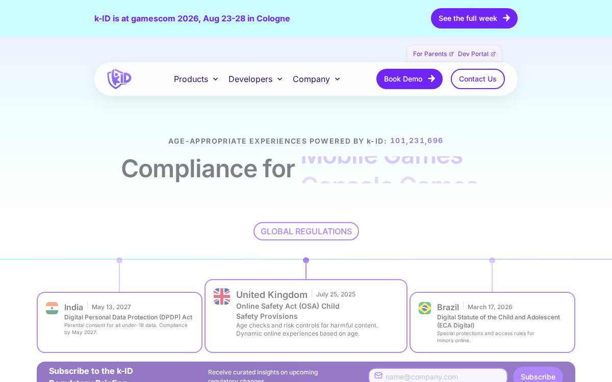 k-ID website preview