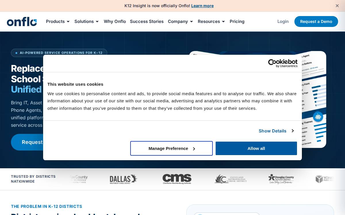 K12Insight website preview