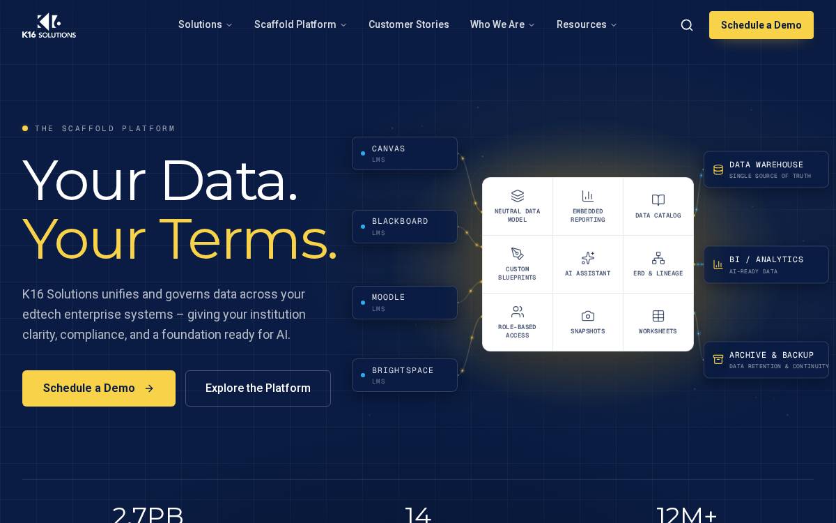 K16 Solutions website preview