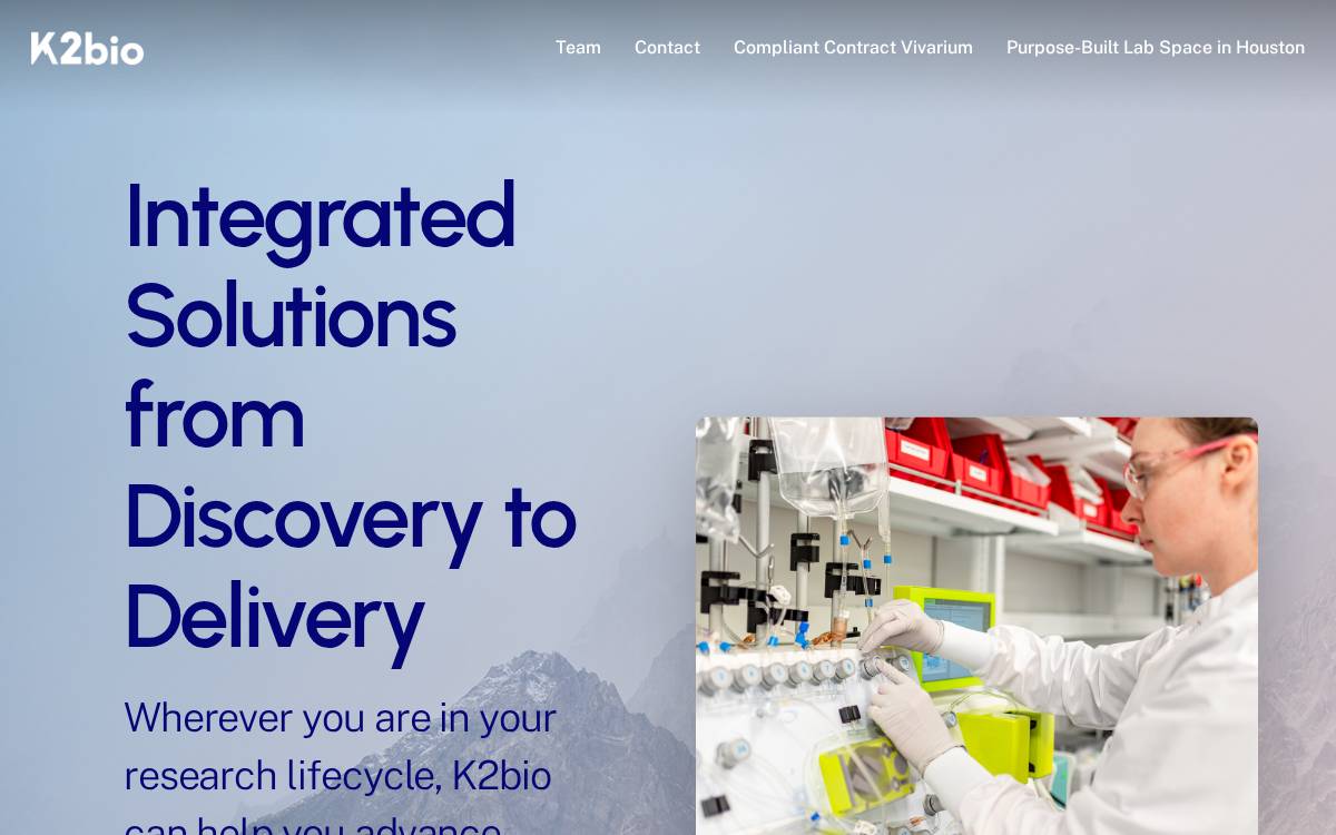 K2 Biolabs website preview