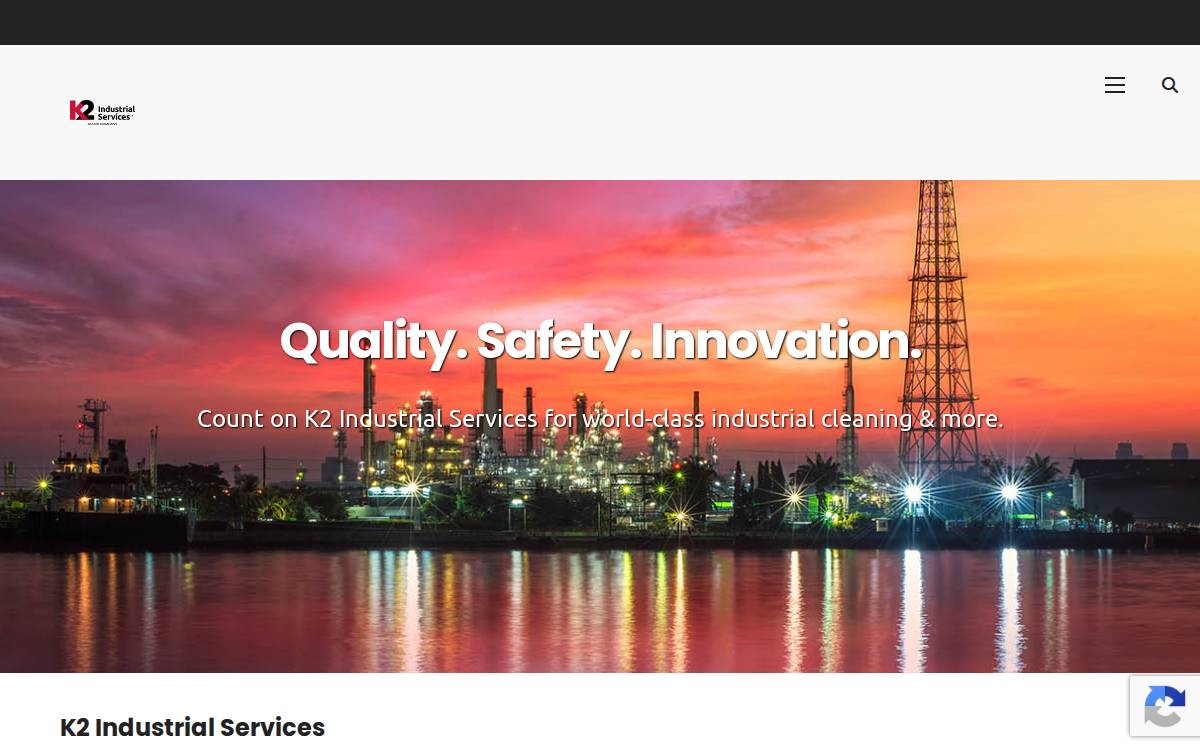 K2Industrial website preview
