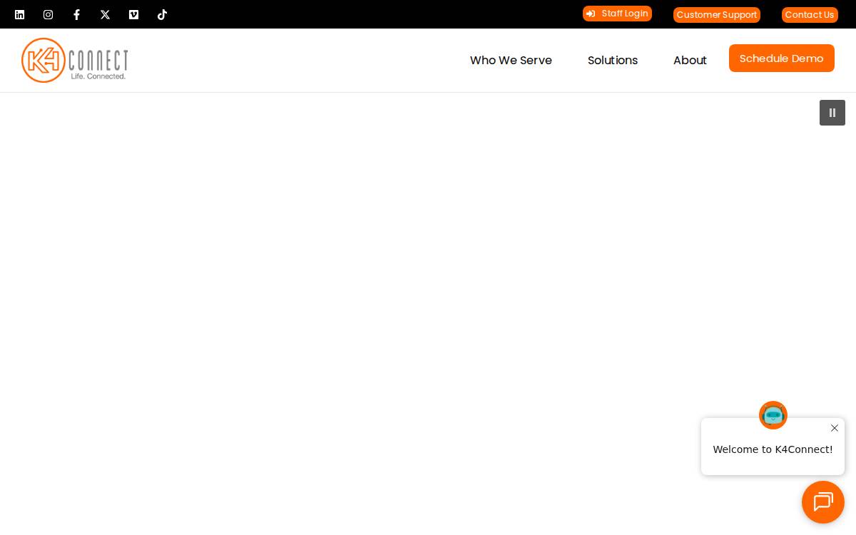 K4Connect website preview