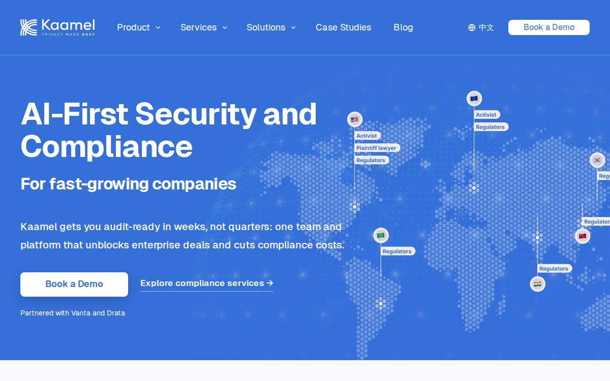 Kaamel Technology website preview