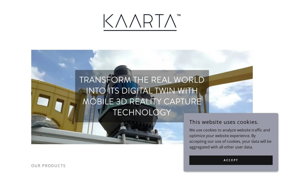 Kaarta website preview