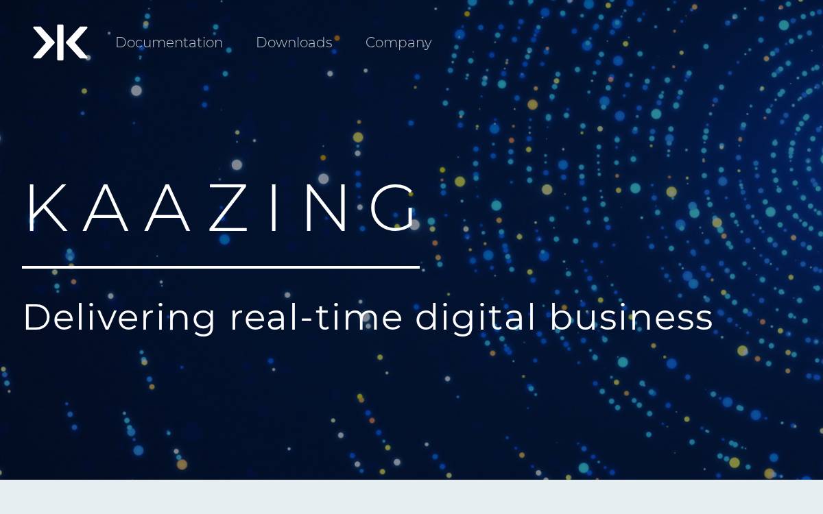 Kaazing website preview