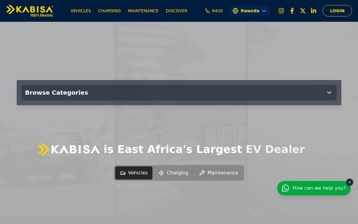 Kabisa website preview