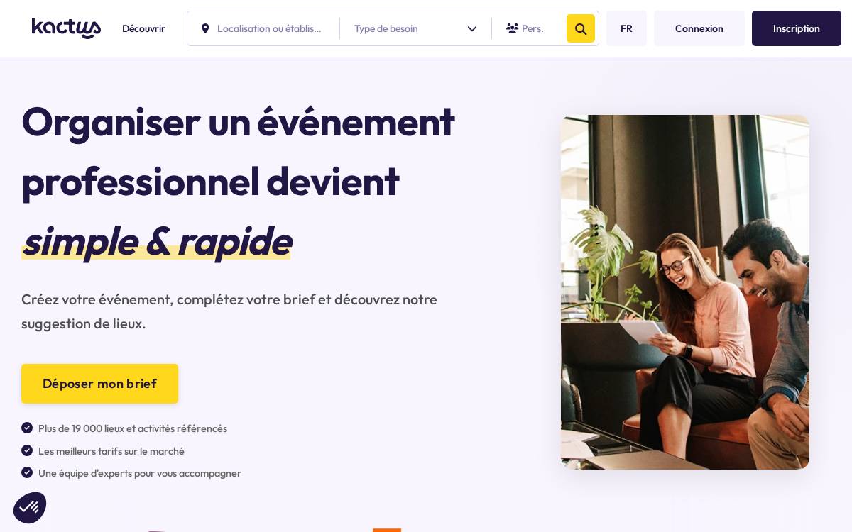 Kactus website preview