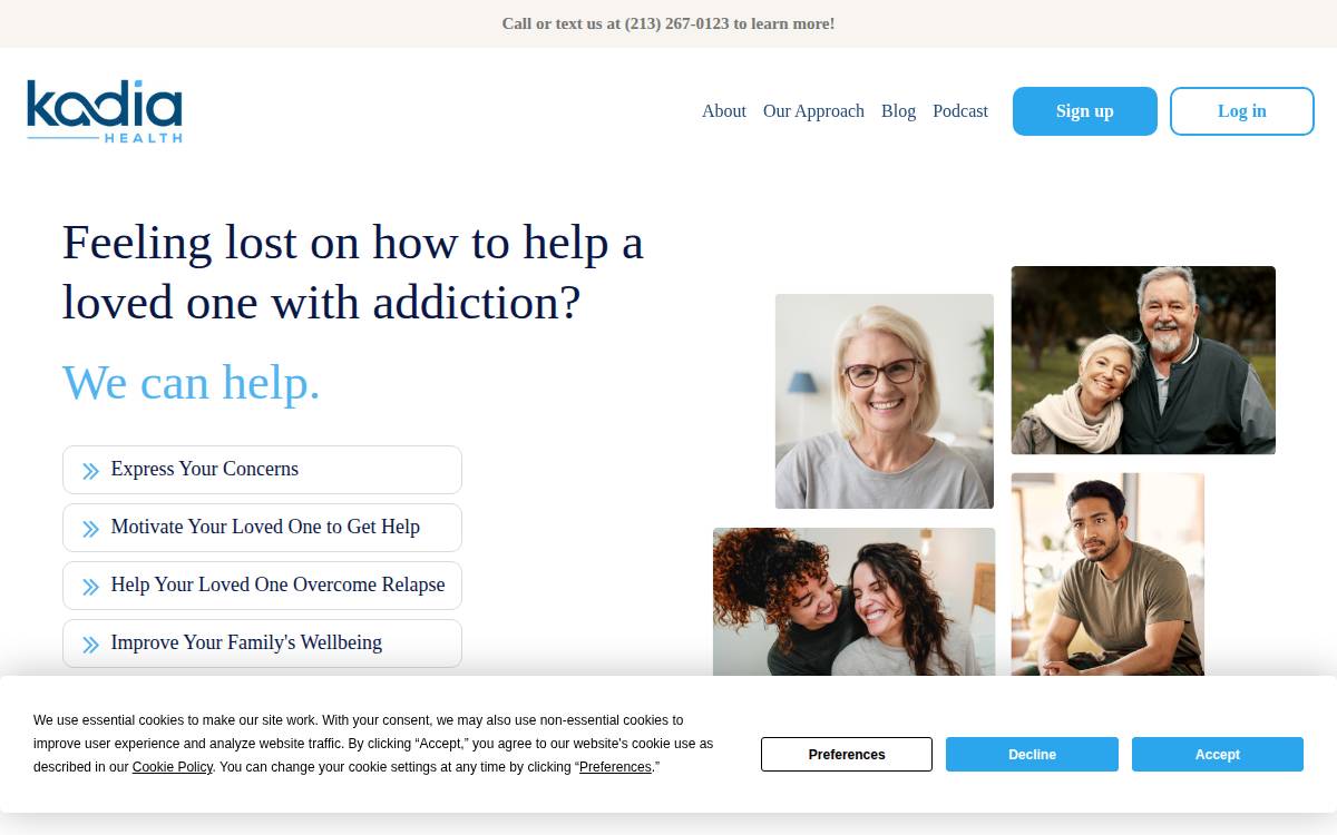Kadia Health website preview