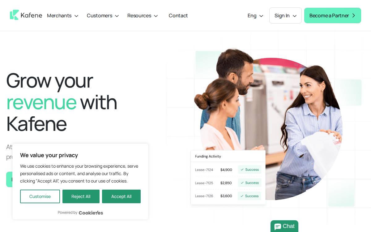 Kafene website preview