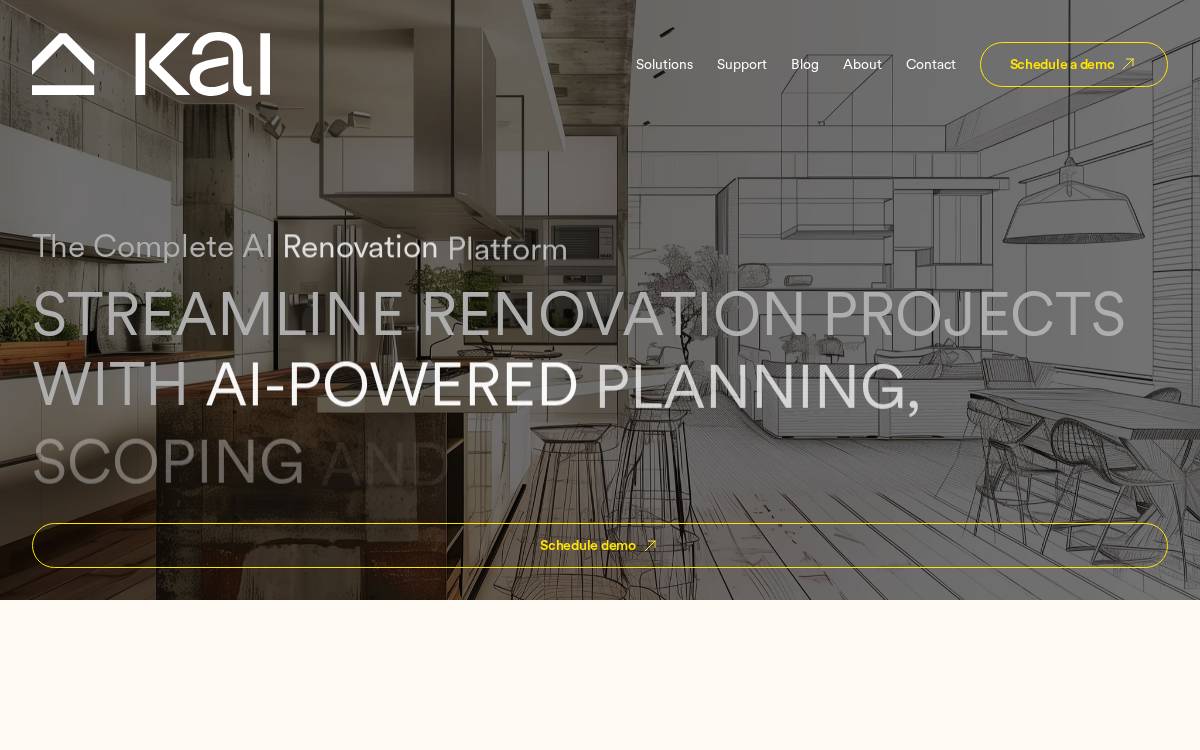 Kai website preview