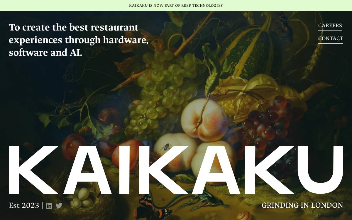 Kaikaku website preview