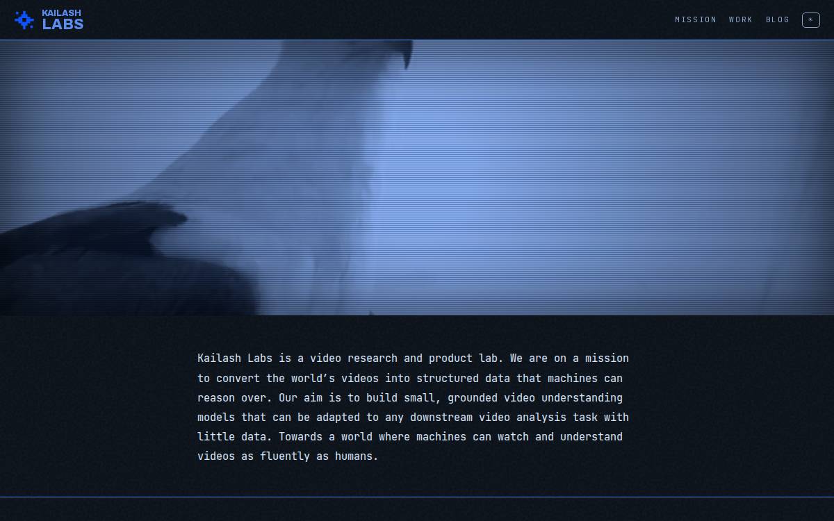 Kailash Labs website preview