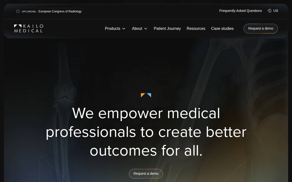 Kailo Medical website preview