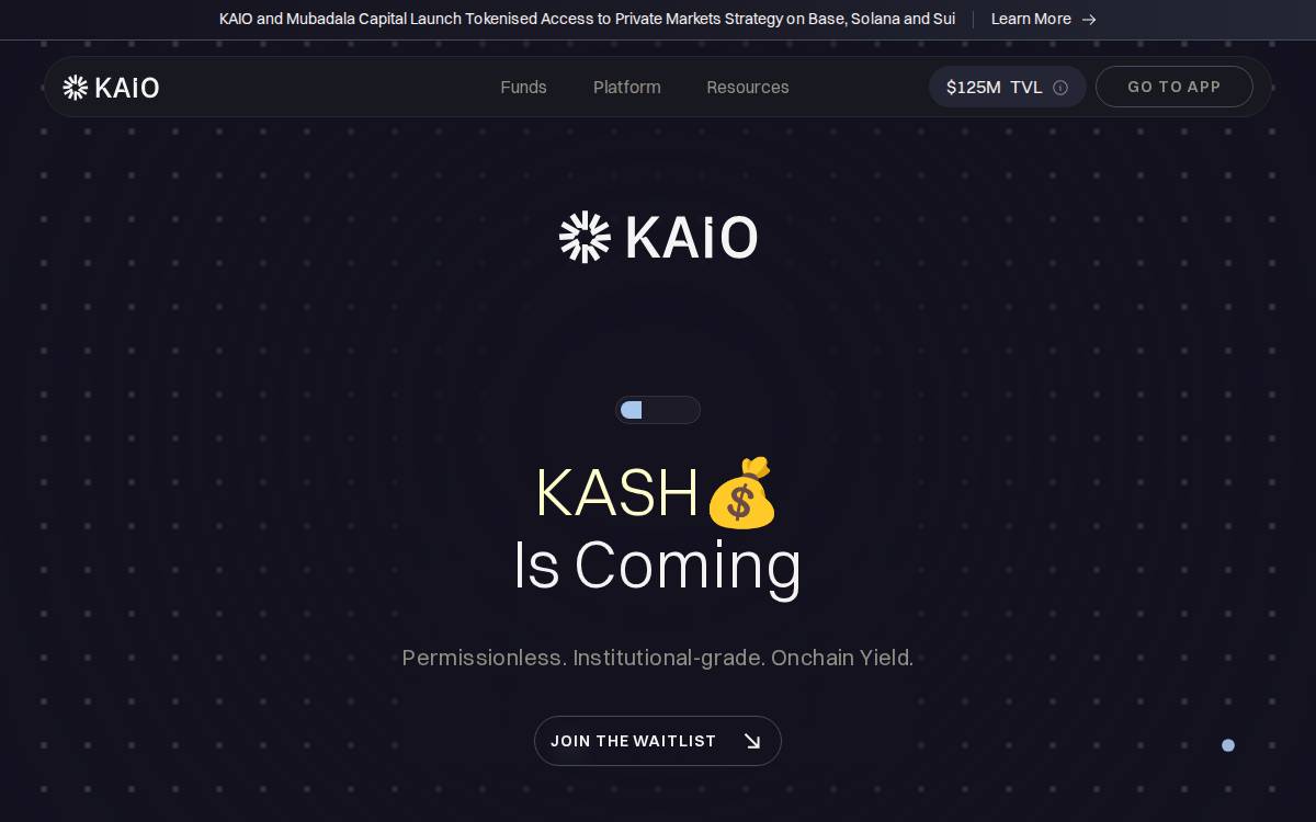 KAIO website preview