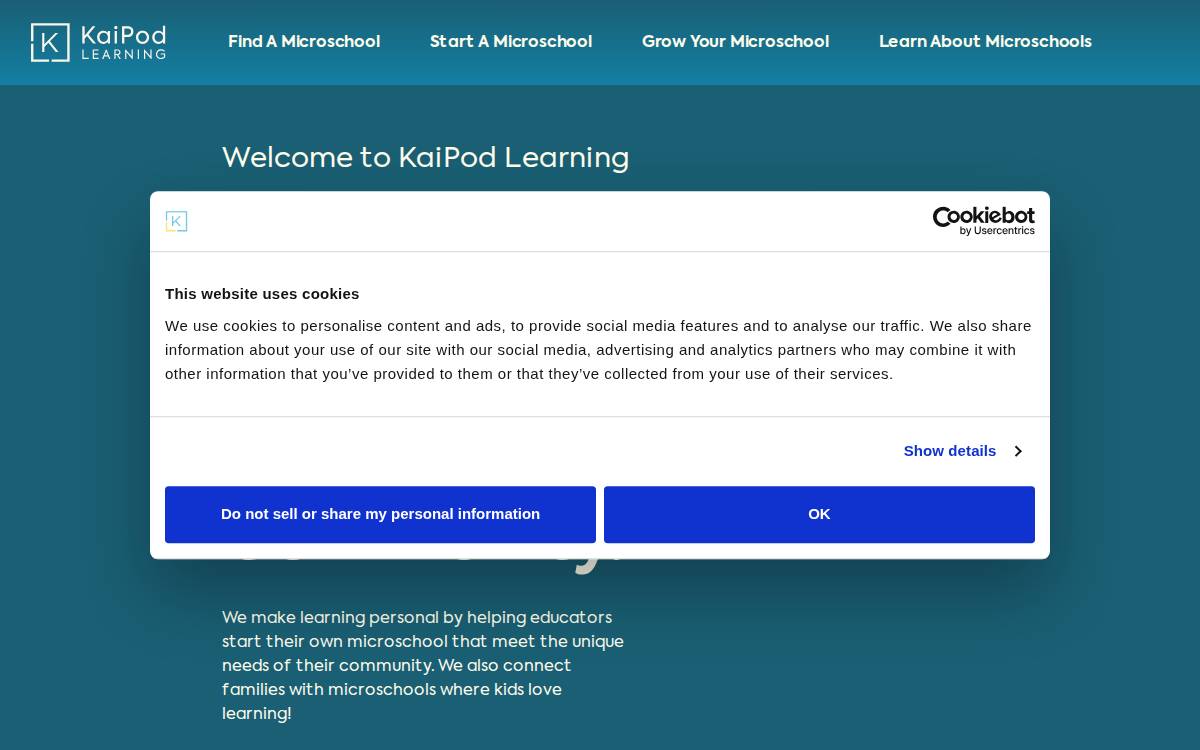 KaiPod Learning website preview
