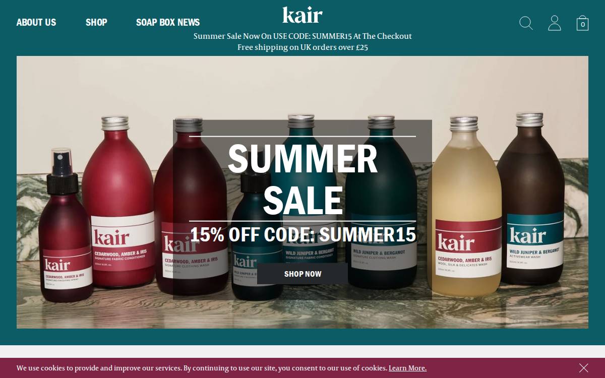 Kair website preview