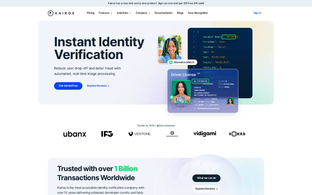 Kairos website preview