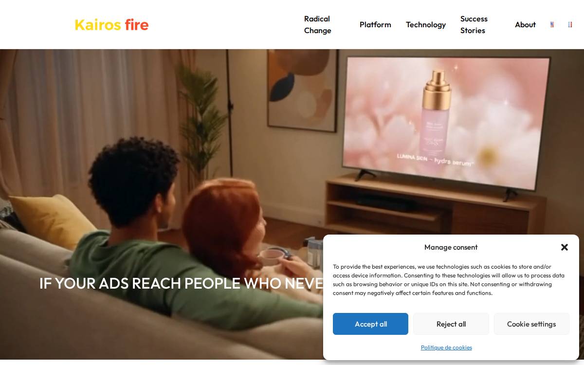Kairosfire website preview