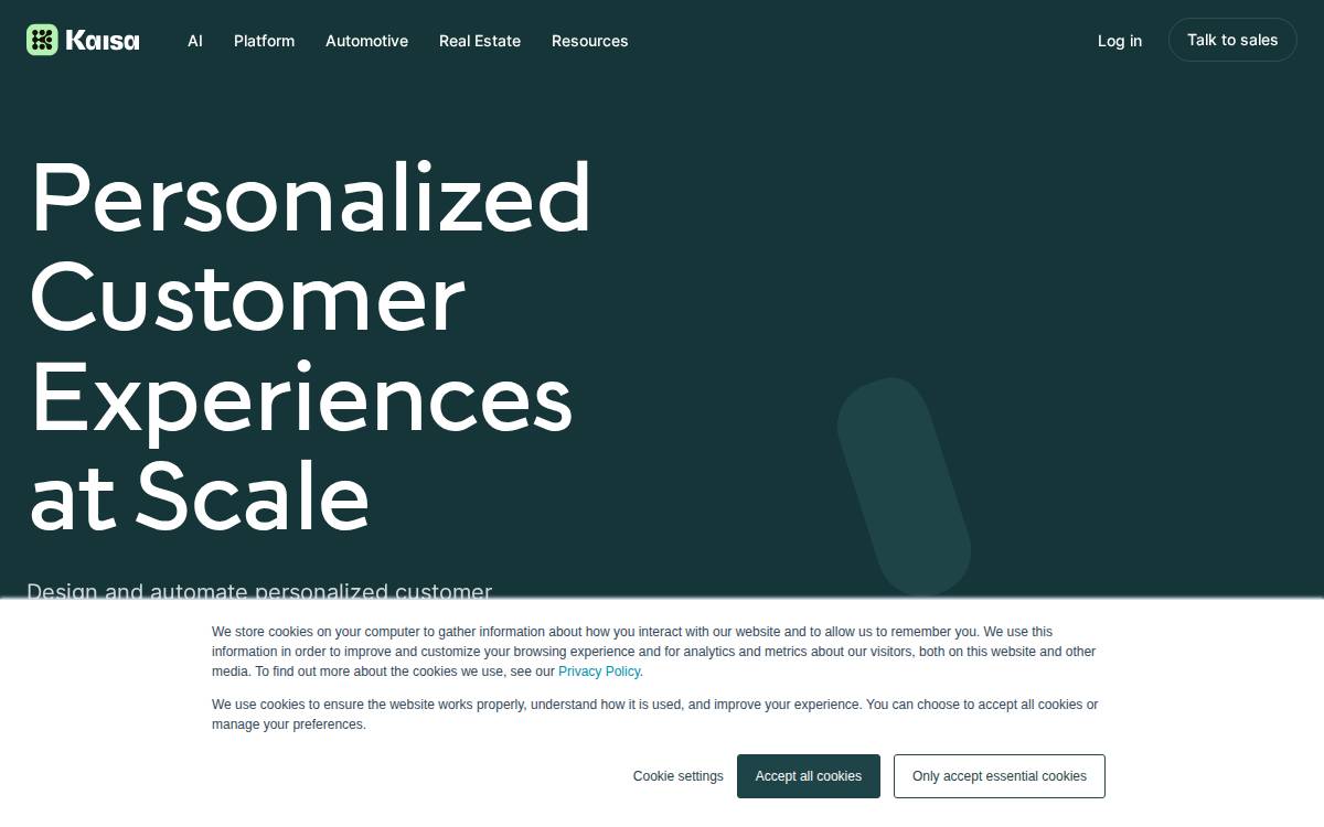 Kaisa website preview