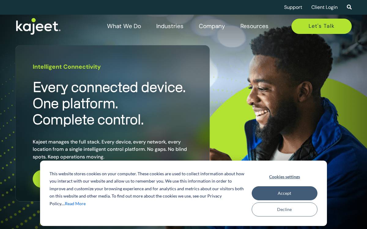 kajeet website preview