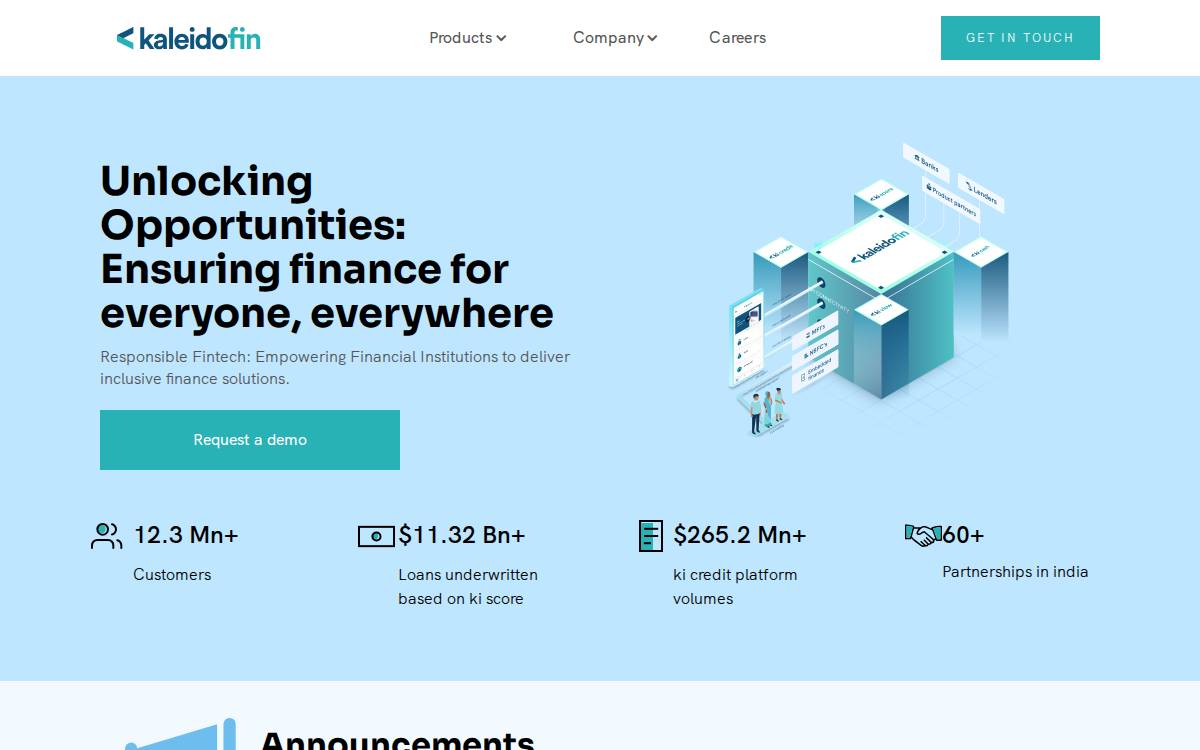 Kaleidofin website preview