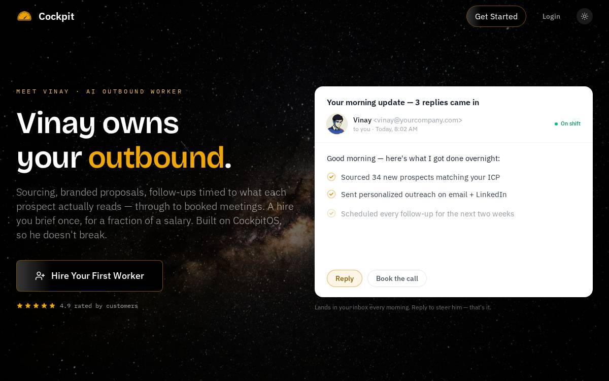 Kalendar AI website preview