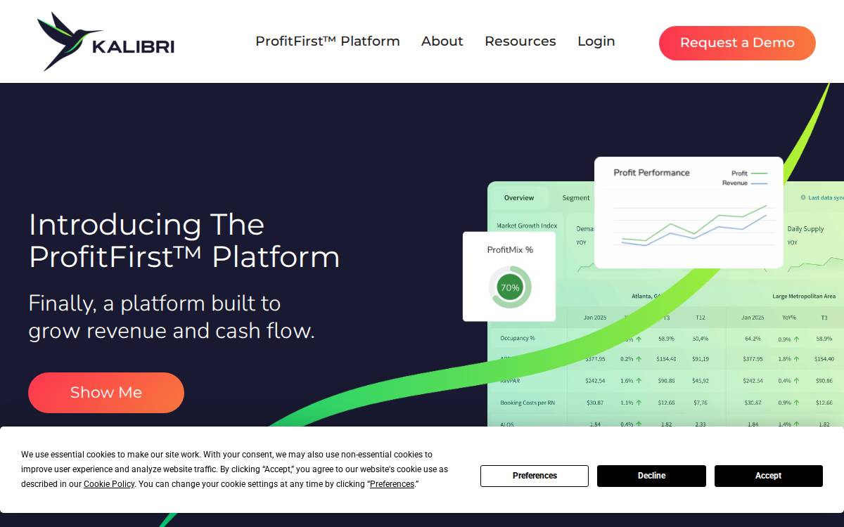 Kalibri Labs website preview