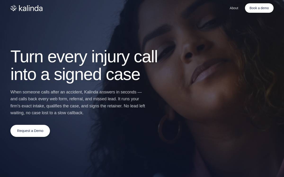 Kalinda website preview