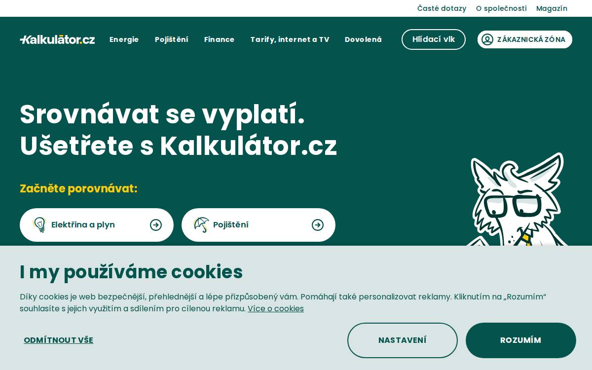 Kalkulator website preview