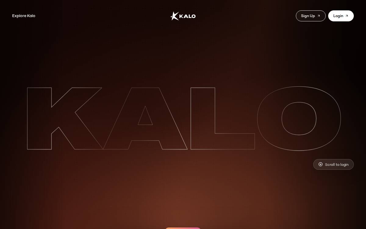 Kalo website preview