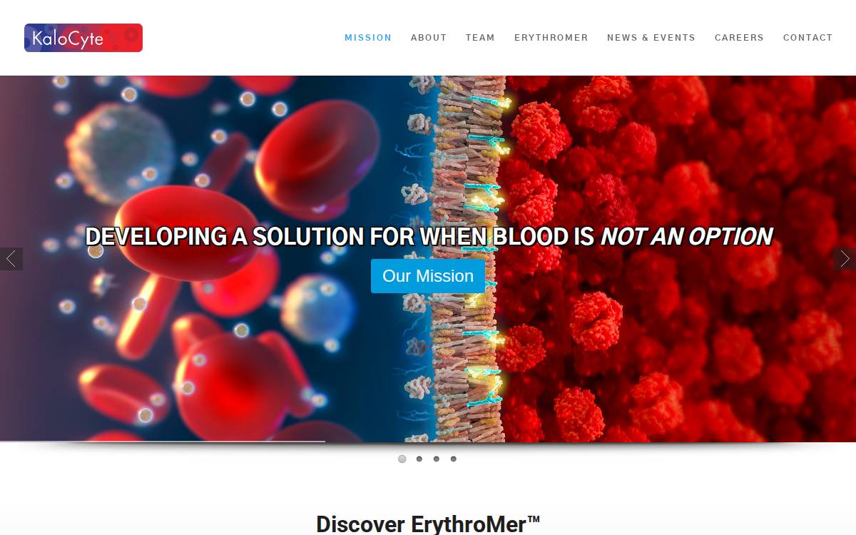 KaloCyte website preview