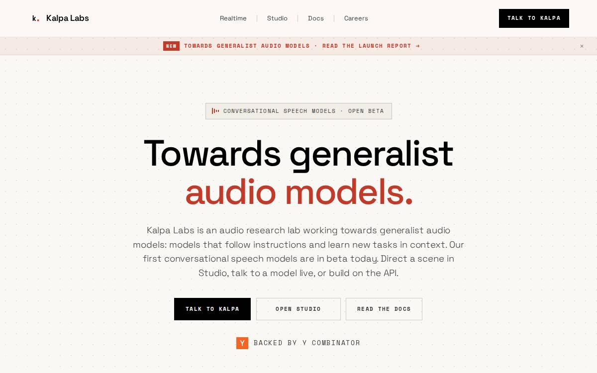 Kalpa Labs website preview
