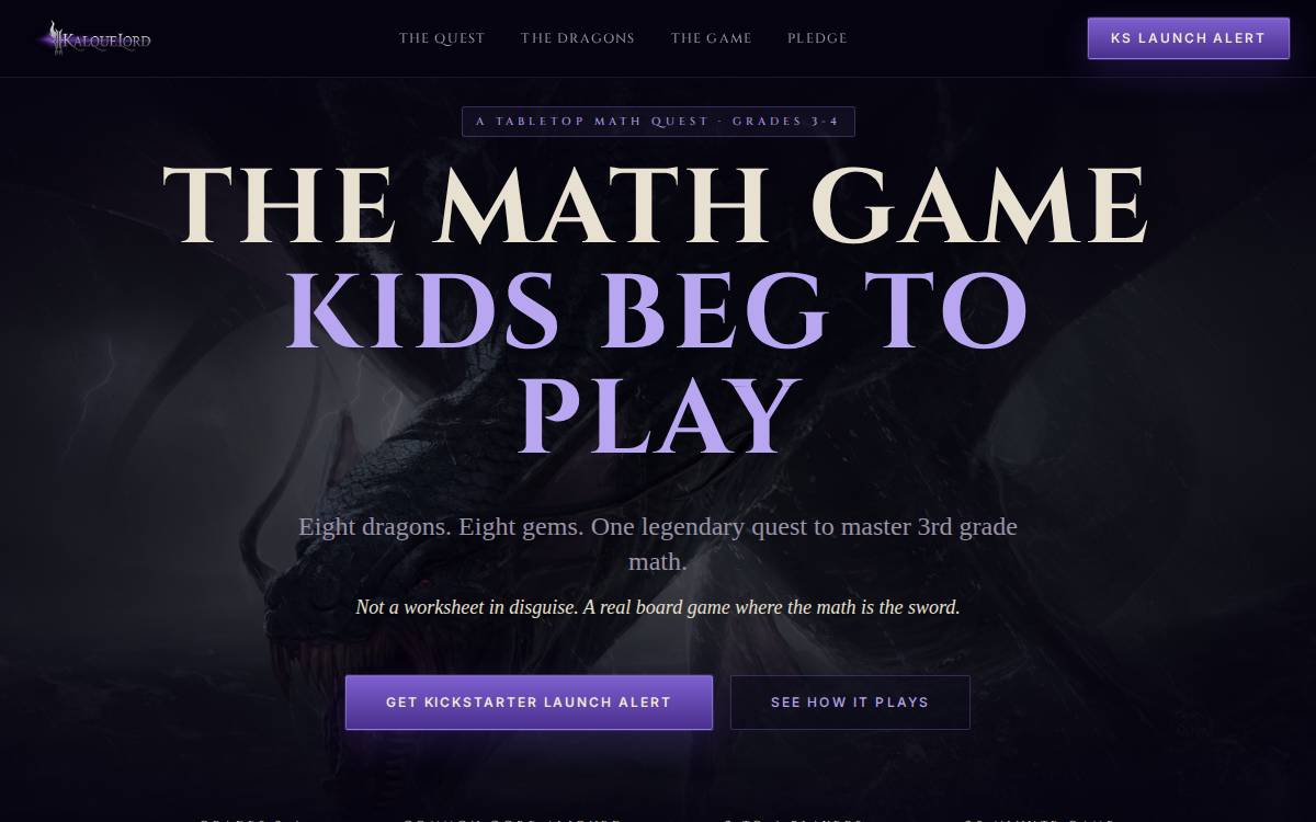 KalqueLord website preview