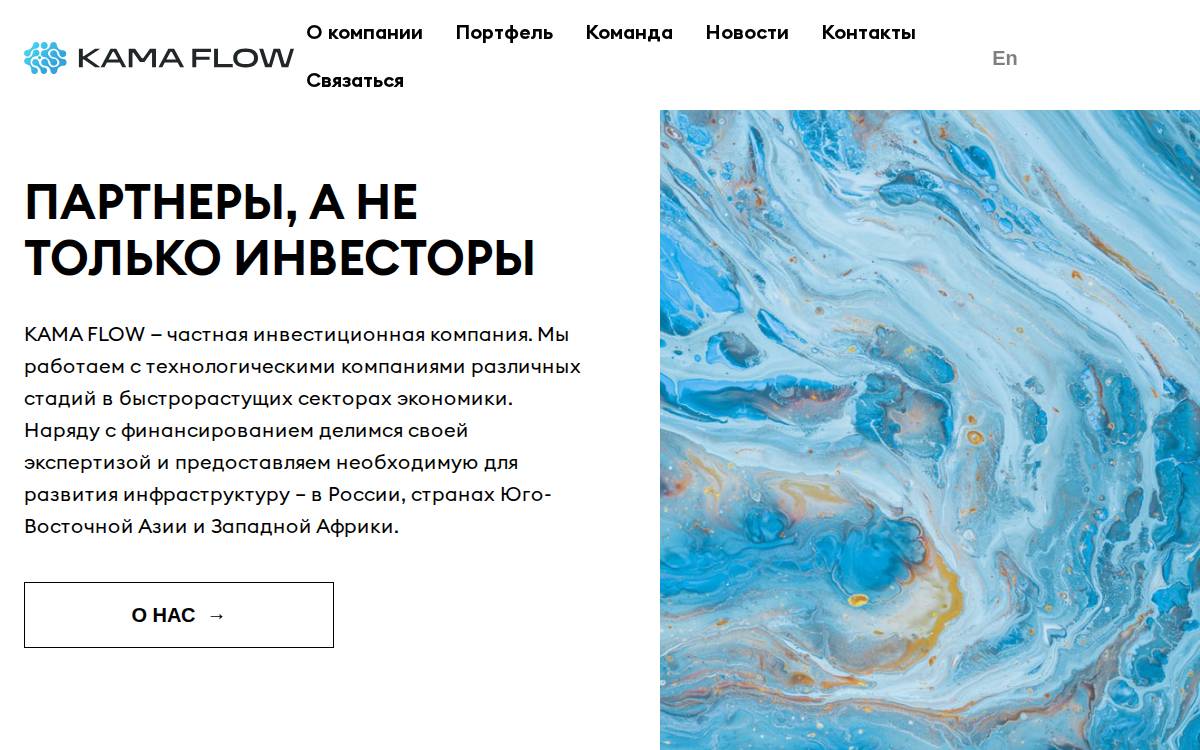 Kamaflow website preview