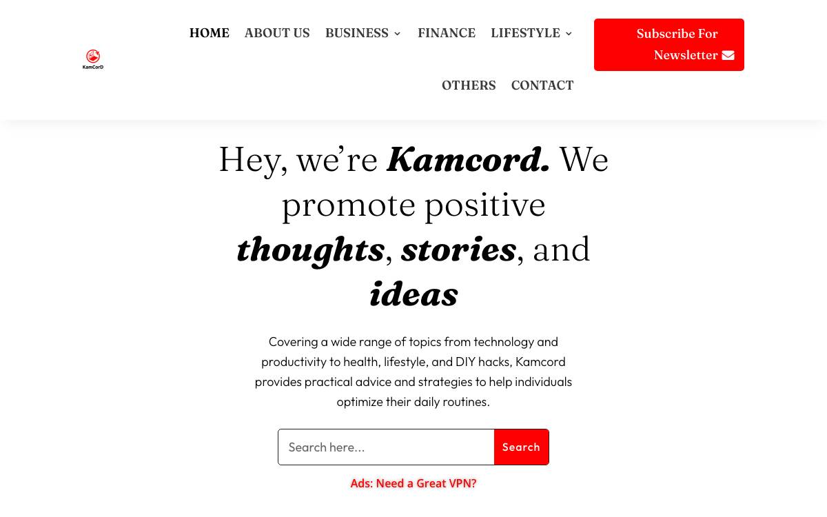 Kamcord website preview