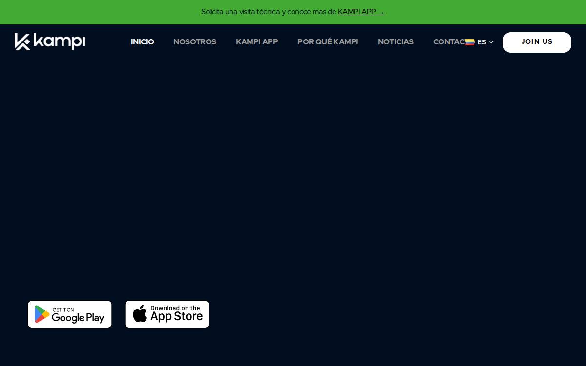 Kampi website preview