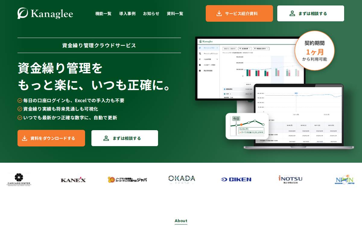 Kanaglee website preview